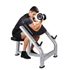 [US Local Warehouse] Fitness Preacher Curl Bench Adjustable Seated Isolated Barbell Dumbbell Biceps Station Workout Bench for Home Gym Fitness Equipment