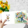 6Pcs DIY Flower Tube-Diamond Painting Greeting Card