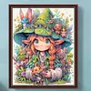 (US Local)Girl-Full Round Diamond Painting(40x50cm)