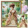 Vintage Victorian-11CT Stamped Cross Stitch 50*65cm(Big Size)