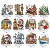 Christmas Print DIY Diamond Painting Desktop Ornaments Kit Table Decor