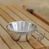 4Pcs 300ml Outdoor Sierra Bowl Stainless Steel Tableware for Backpacking Hiking