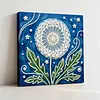 (25x25cm)DIY Dandelion Framed Handmade Pearl Painting Art Craft Kit Living Home Decor