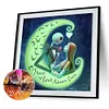 Jack And Sally-Full Square Diamond Painting 30*30cm