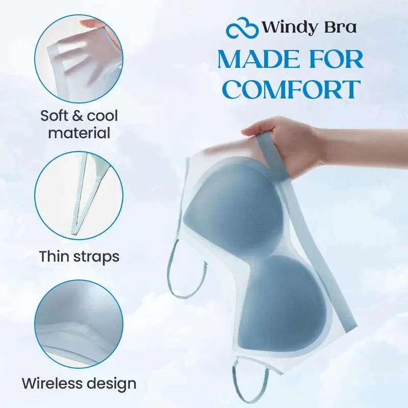 WindyBra - Summer seamless ultra-thin plus size ice silk comfort bra - LAST DAY 70% OFF