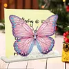 Acrylic Butterfly Diamond Painting Napkin Rack Decor for Home Office Decor