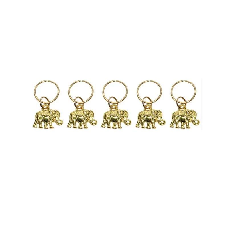 Hair Braid Coin Leaves Retro Colorful Beads Pendant Charms Rings Clip Headband for Pierced Hip-hop Braiders Leaves Accessories