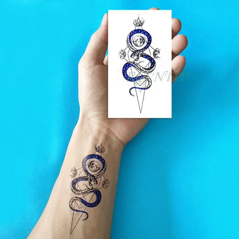 Waterproof Temporary Tattoo sticker Anime fake tatto stickers flash tatoo hand foot body art for girl men women kids