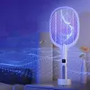 Bug Zapper Racket 2 in 1 Electric Fly Swatter Mosquito Killer for Indoor Outdoor