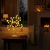 LED Tree Lights with 35 Flowers Decorative Tree Bedside Light USB/Battery Operated Artificial Trees Lamp for Party Spring Tabletop Decoration