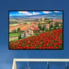Diamond Painting-DIY Full Round Drill Countryside Mountain