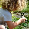 60X Handheld Magnifier with LED Light Illuminated Magnifying Glass for Reading