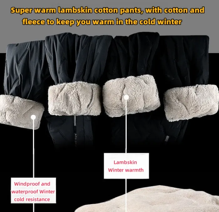 Men's Velvet Thickened Thermal Pants