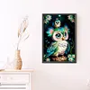 Diamond Painting-DIY Full Round Drill Blue and White Bird(40*60CM)