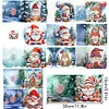 12Pcs DIY Christmas Goblin-Diamond Painting Greeting Card