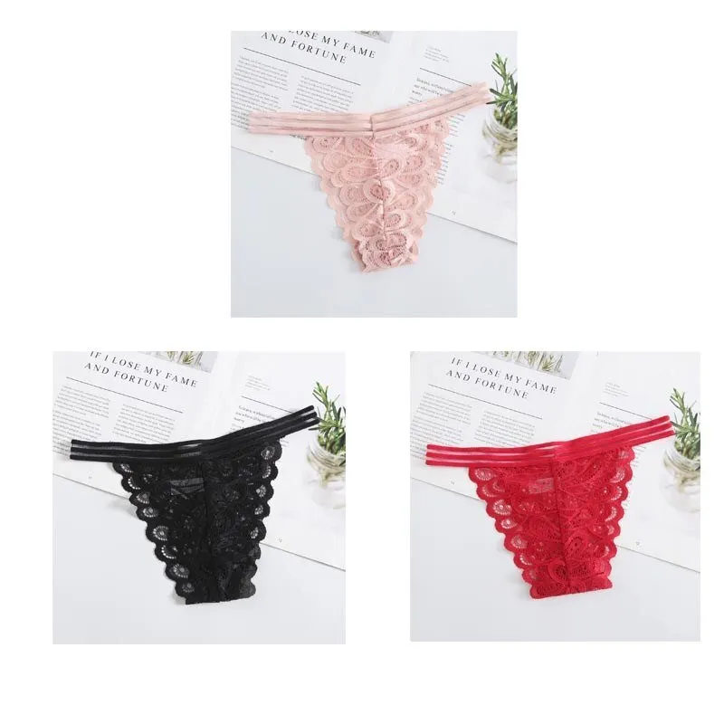 Billionm Women Panties Secret G-String Underwear Fashion Thong Sexy Lace Panties Ladies G-string Soft Lingerie Low Rise Panty M-XL NEW