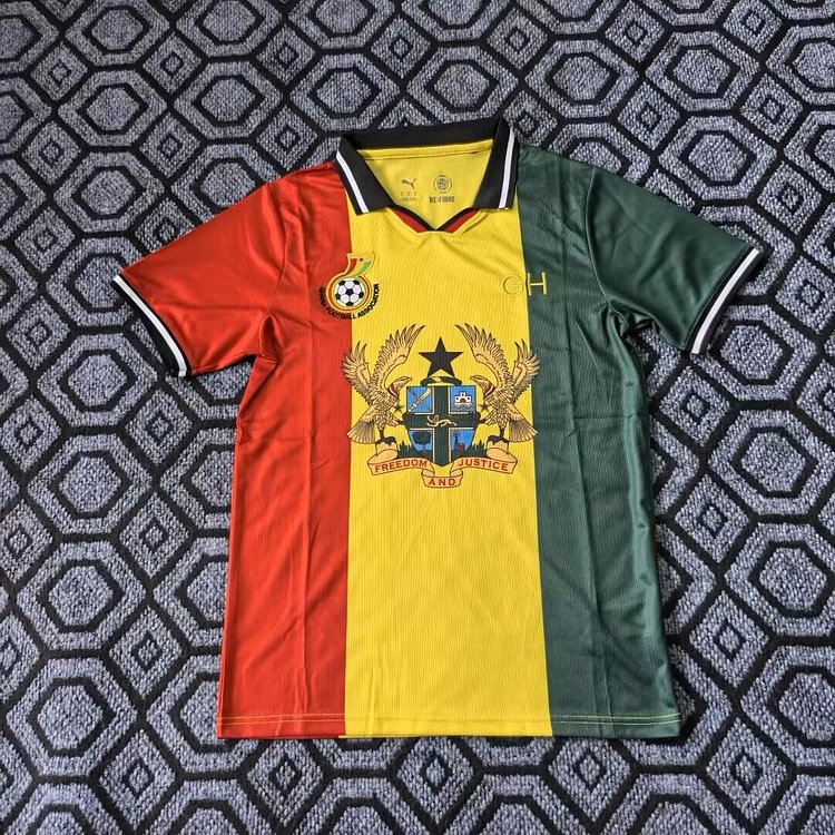 2026-27 Ghana Special Edition Tricolori Hawk Jersey - Fan Edition