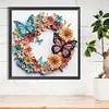 Butterfly Wreath-Special Shaped Diamond Painting Kit