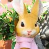 Ornement suspendu de lapin de dessin anim&eacute; de jardin