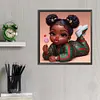 >SALE<5D DIY Full Round Drill Diamond Painting Cute Candy Girl Home Decor 30x30cm