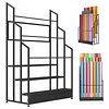 3 Tier Textile Fabric Display Rack Save Space Car Vinyl Wrap Holder for PVC Film