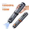15000PA Car Vacuum Cleaner Portable Cordless Compressed Air Duster for Car Home