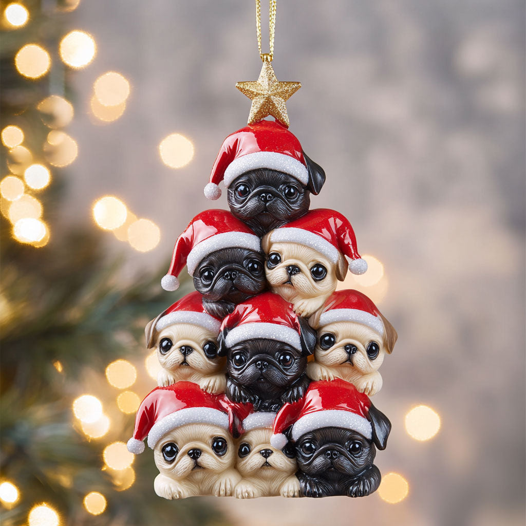 Hot sale Pugs Wonder  CP1510112CL Christmas Ornament