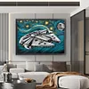 (Big Size)Star Wars Mechanical Spaceship - 11CT Stamped Cross Stitch - 60*45cm