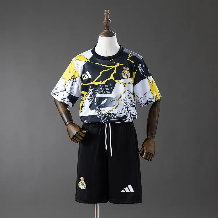 Kids Real Madrid 25/26 Marvel Commemorative Jersey
