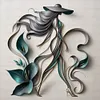 Woman-11CT Stamped Cross Stitch 40*40cm