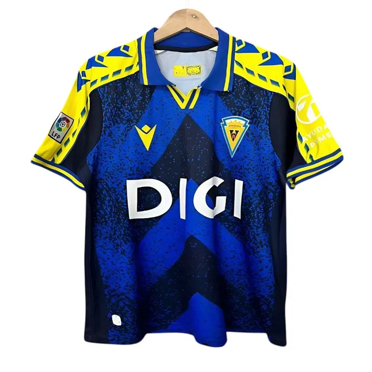 【S~4XL】C&aacute;diz 25/26 Retro Blue Jersey