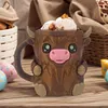 Cute Penguin Cow Leak Proo Ice Cream Pint Containers for Gathering Party Picnic