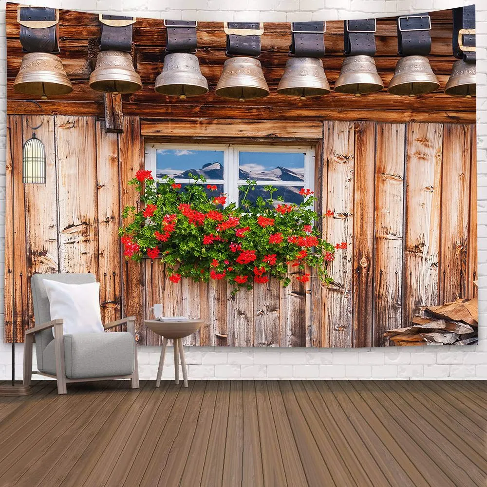 North American Indoor Wall Hanging Tapestry Large Bedspread Wall Hanging Throw Blanket Mat Backdrop Home Room Decoration Gift