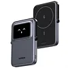 Q Pai Robot Magnetic Wireless Stand Power Bank Qi 7.5W Wireless Power Bank PD 20W USB C Battery Pack With Foldable Stand And TFT Display