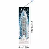 (US Local)8Pcs Christmas Themed DIY Diamond Painting Bookmark for Reading Enthusiasts