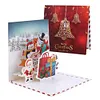 (US Local)6PCS DIY Diamond Art Greeting Cards Xmas Designs for Festivals and Celebrations