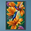 Diamond Painting -5D Full Round Drill Birdsong Fragrant Flowers(60x40cm)