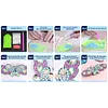 3pcs Butterfly Rhinestone Hair Clip DIY Crystal Bowknot Barrettes