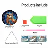 (US Local)Wood Special Shape Owl 5D Diamond Painting Clock Art Craft for Home Decor