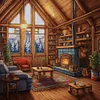 (US Local)Room-14CT Stamped Cross Stitch Kit(50x50cm)