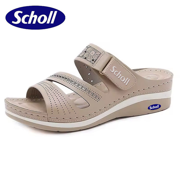 @Scholl 20225 női flip-flop papucs, k&eacute;nyelmes, vastag, lapos talp&uacute; szand&aacute;l, női lezser, puha, lapos talp&uacute;