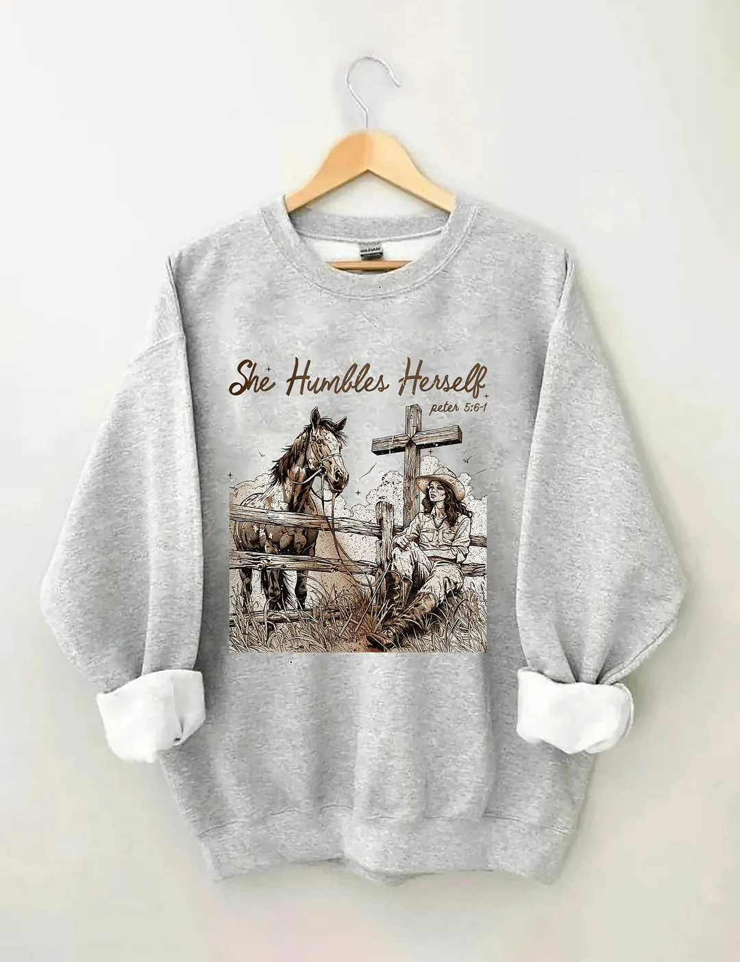 She Humbles Herself Sweatshirt