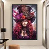 Punk Girl-11CT Stamped Cross Stitch 40*60cm
