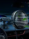 Suction Cup USB Car Fan 3 Speeds 360 Degree Rotatable Windshield Electric Fan