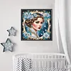 (Multi-Style)Noble Lady-Partial Special Shaped Diamond Painting 30*30CM
