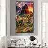 Diamond Painting-DIY Full Round Drill Mountains Fields(70*40 CM)