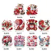 Acrylic Special Shaped Romantic Valentines Day Desktop Diamond Art Kits for Home