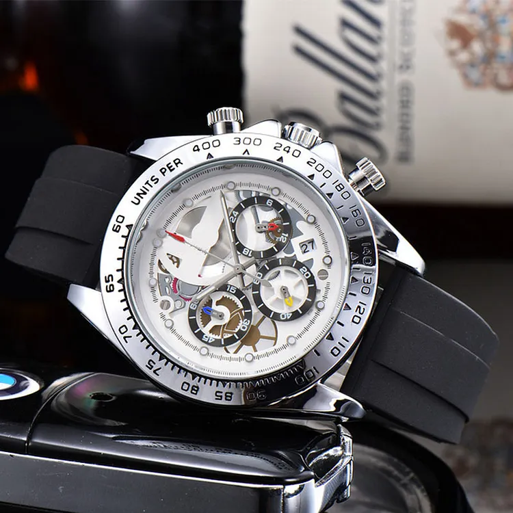 Sale - Save 50% Men's Large Tourbillon Hollow Waterproof Multi-function Tape Quartz Watch