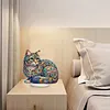 5D DIY Special Shape Diamond Painting Desk Ornament Cat Decor Kit