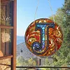 >SALE<Double Sided Letter J  Diamond Drawing Hanging Ornament for Home Decor